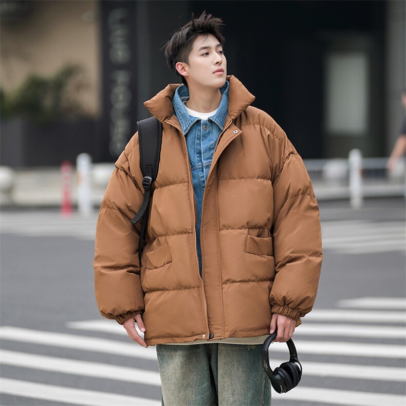 现货一万件抖音直播牛仔假两件大码棉衣情侣棉服8218P118,男装棉衣,电商A030