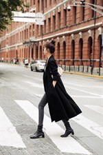 秋天大衣经典时尚显瘦，其它，早颜