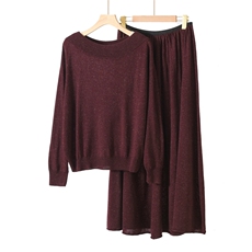 2026年秋季百搭中长款休闲百褶裙，女装半身裙，东远绒业