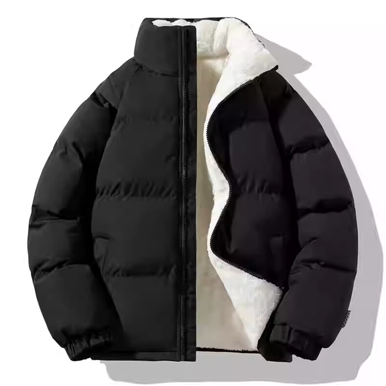 冬装港风新款棉服纯色内里羊羔绒特价大码棉服XZ405-Y09-P55,男装棉衣,星座405