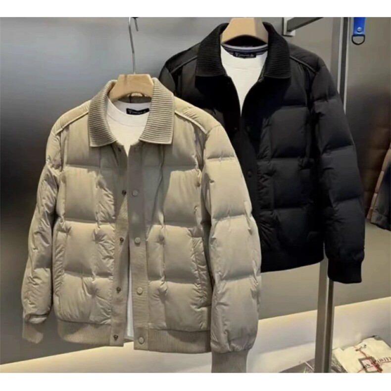(网图) 90白鸭绒90-94克 翻领羽绒服时尚百搭313B-25186翻领-P225图片