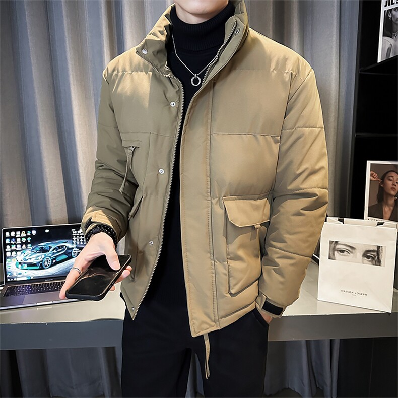 冬季工装潮流加厚韩版棉衣外套棉服小伙店主风MY923特P75,男装棉衣,星座301B-1