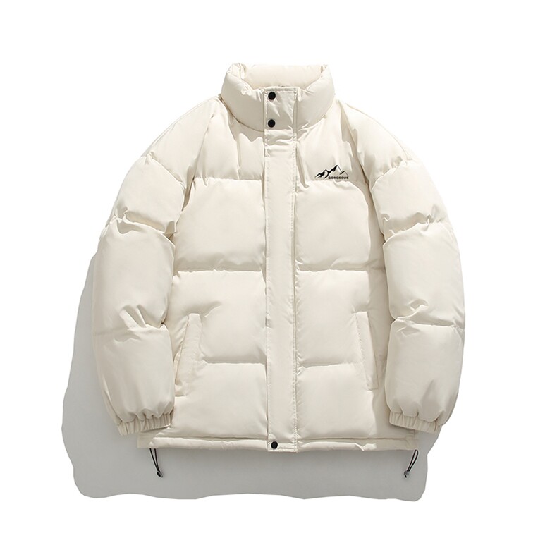 现货2W抖音直播品质纯色宽松棉服外套港风M661P85,男装棉衣,电商A030