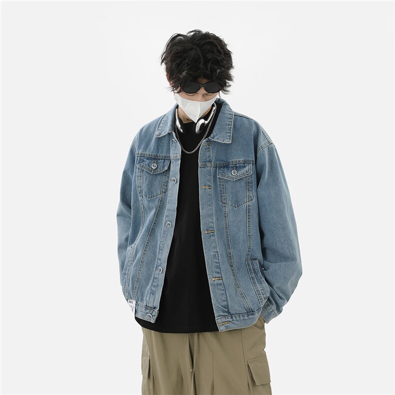 xz905-2-JK123#P70-（控108）春季美式高街休闲牛仔外套,男装工装外套,星座905-2