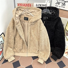 座山雕毛毛外套男女冬季加厚保暖毛领棉服夹克潮流简约，男装夹克，星座410-6（原星座1304-1）