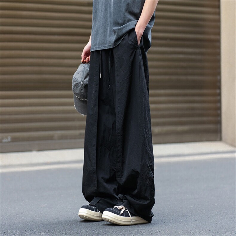 903-WK73-特P58  S-XXL 银亮光运动条纹弯刀速干裤！现货！1图片