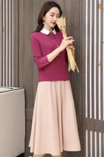 气质2021年秋季长袖潮流个性百搭自然纯色舒适套装/套裙，女装套装/套裙，香水丽阁