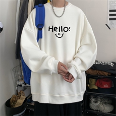 特P25控48秋冬新款男士圆领卫衣宽松休闲日常百搭上衣WQ2429，男装卫衣，电商B370