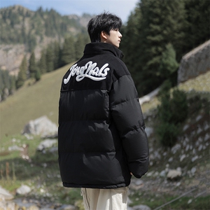 冬季青少年灯芯绒立领拼接外套休闲百搭面包服棉服5302-P78,端午节的穿衣搭配图片
