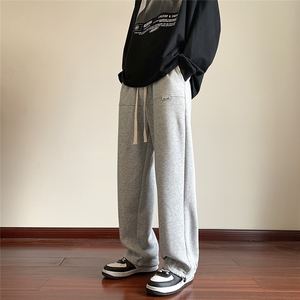 抖音直播得物 2025秋冬港风新品纯色运动裤卫裤K007P45加绒P55图片