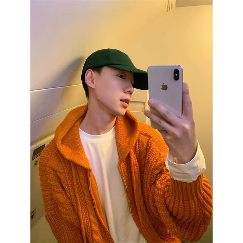 网图有货美式慵懒休闲连帽麻花针织衫毛衣男女宽松外套A1012-P50,男装针织衫/毛衣,星座1505