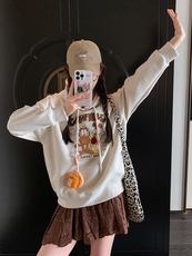 大货刺绣连帽休闲卫衣2C309-2510-p125-k178，女装卫衣/绒衫，2C309