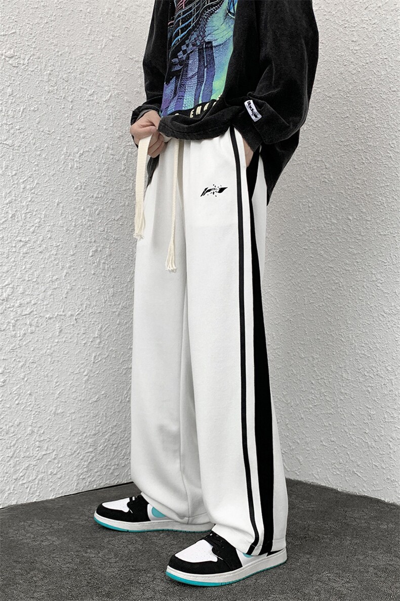 春季情侣百搭印花休闲裤男大码宽松拖地裤A161-2-K7322-P55,男装休闲裤,电商A161-2