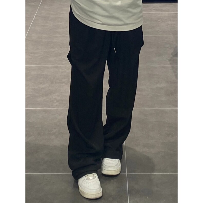 【网图有货】美式机能褶皱工装裤男款黑色速干裤子KZC26WW-特P45,男装工装外套,星座1007（原301D）