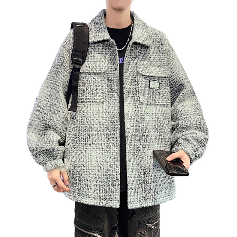 秋冬季新款青年加绒加厚连帽外套男生学生帅气保暖夹克V205-P110,男装夹克,星座509