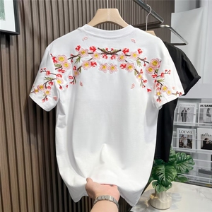 短袖t恤男潮牌新款宽松夏季半袖衣服潮牌韩版体恤ins潮打底衫图片