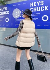 冬装习羽绒马甲客户多补单，女装马甲，A 億