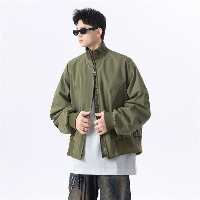港风日系座山蟒夹克立领短款设计感外套 XZ213-JK8000-P75控128图片