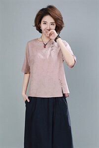 T恤2021年夏季时尚印花潮流圆领字母纯色文艺短袖图片