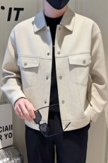 现货2025秋季社会小伙男明线工装斜纹夹克外套JK31P108控148，男装夹克，电商B276A