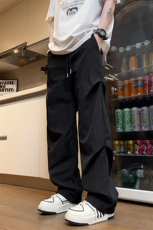 量大优供视频夏季直筒宽松阔腿男女休闲裤CK31特P28控58M-4XL，男装休闲裤，电商B325