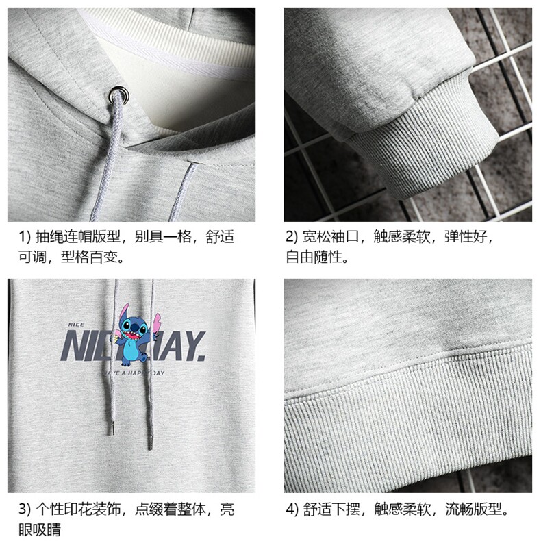 WY2173-P35加绒款-P40纯连帽卫衣男大码运动帽衫宽松薄网格,男装卫衣,电商A040A