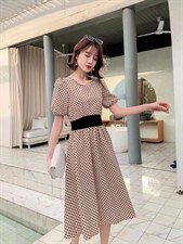 夏季新款连衣裙，女装连衣裙，果默