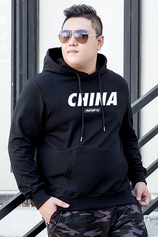 M-9XL男大码连帽套头卫衣5032-1_2077P70,男装卫衣,星座1516-1