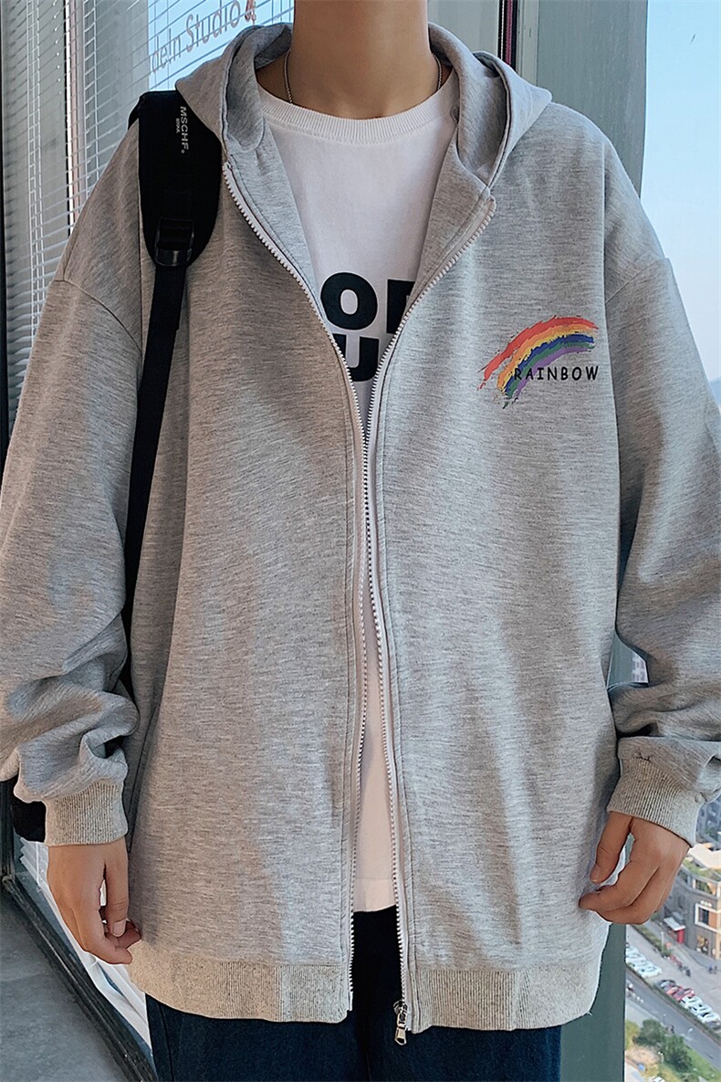 KS21064-P38加绒P43连帽开衫卫衣男运动外套大码班服,男装卫衣,电商A040