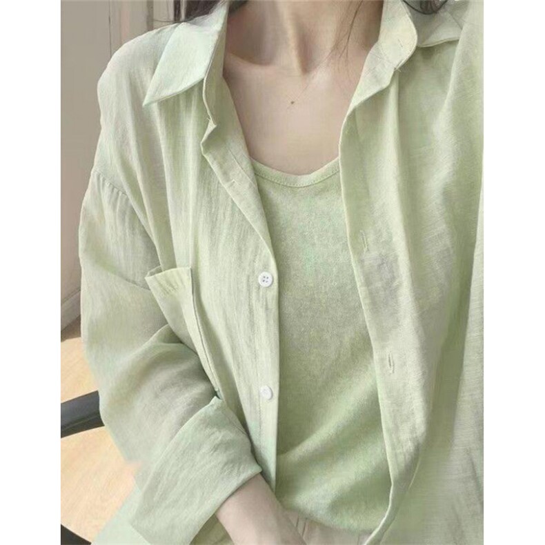 薄款防晒衣长袖衬衫女宽松显瘦衬衣叠穿上衣外套CS31196，男装防晒衣，星座1116A（原606A-3）