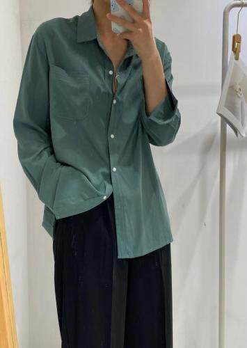 韩系衬衫，女装衬衫，木夕