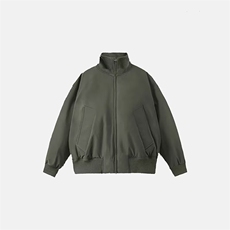 W10576-P60网图现货美式飞行夹克外套cleanfit高级感廓形棒球服，男装夹克，星座1608