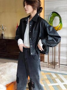 秋季皮衣,女装皮衣,卡薇尔