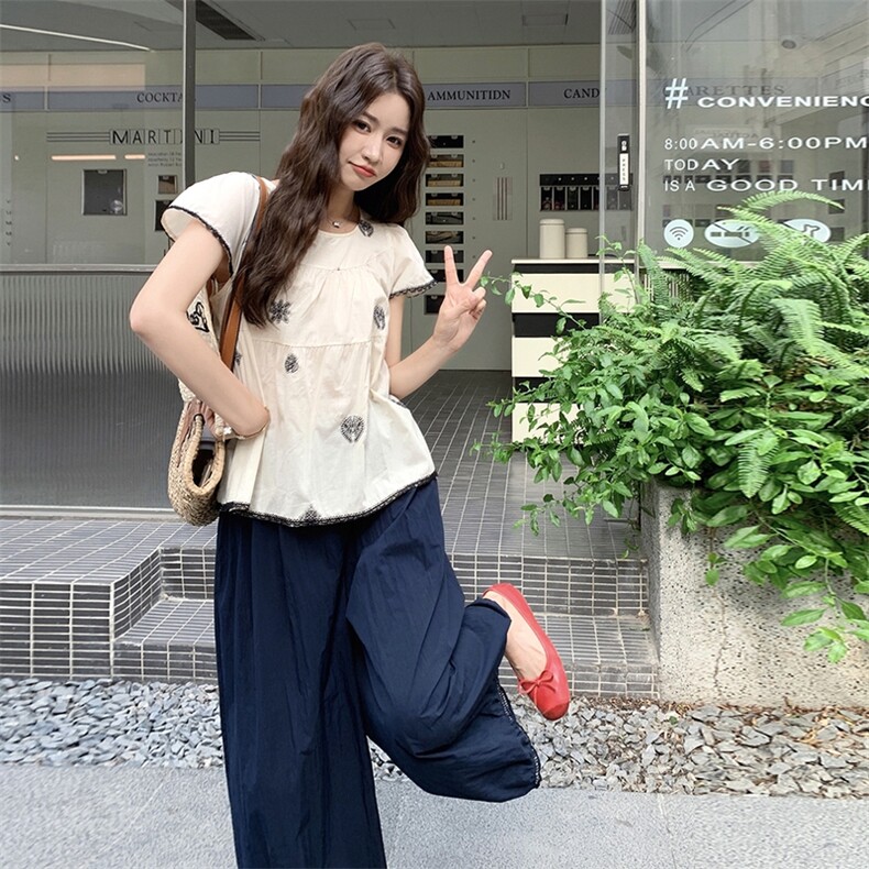 现货新款泡泡袖套装2C170--9971--P145控218,女装套装/套裙,2C170