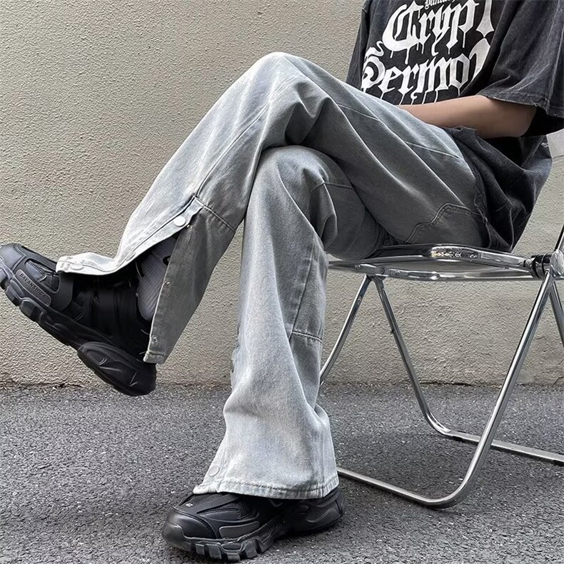 美式牛仔裤男春秋新款休闲直筒裤K681P40,男装牛仔裤,星座1116-2