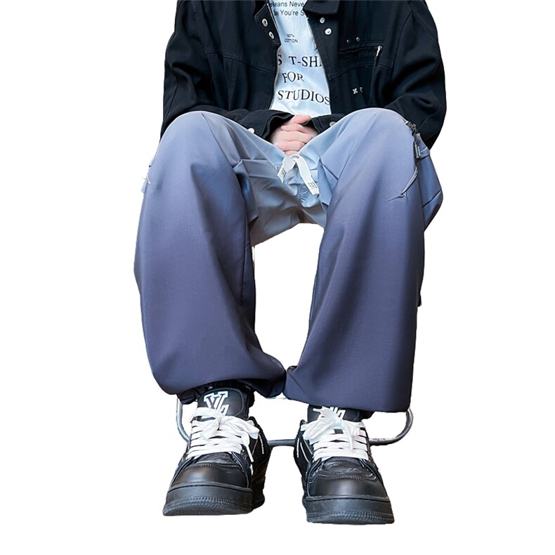 量大优渐变冲锋裤束脚长裤CK43-特P40M-5XL,男装休闲裤,电商B325