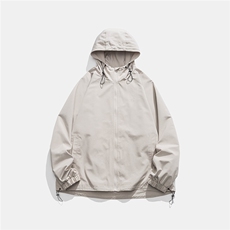 光板得物/唯品二开春装三防山系户外连帽冲锋衣夹克F50P58，男装夹克，电商A247B