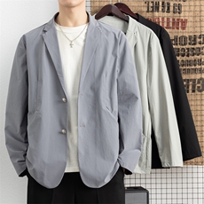 春季新款商务风西装外套男休闲西服男士西服JK02629-P83，男装西服套装，星座308B-2