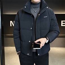 标50绒店主风2025新款男士立领短款羽绒服外套B328-7915-P215，男装羽绒服，电商B328