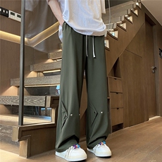 YK124P35控68品质保障！夏季冰丝垂坠感微喇纽扣西裤舒适裤子，男装西裤，电商A249