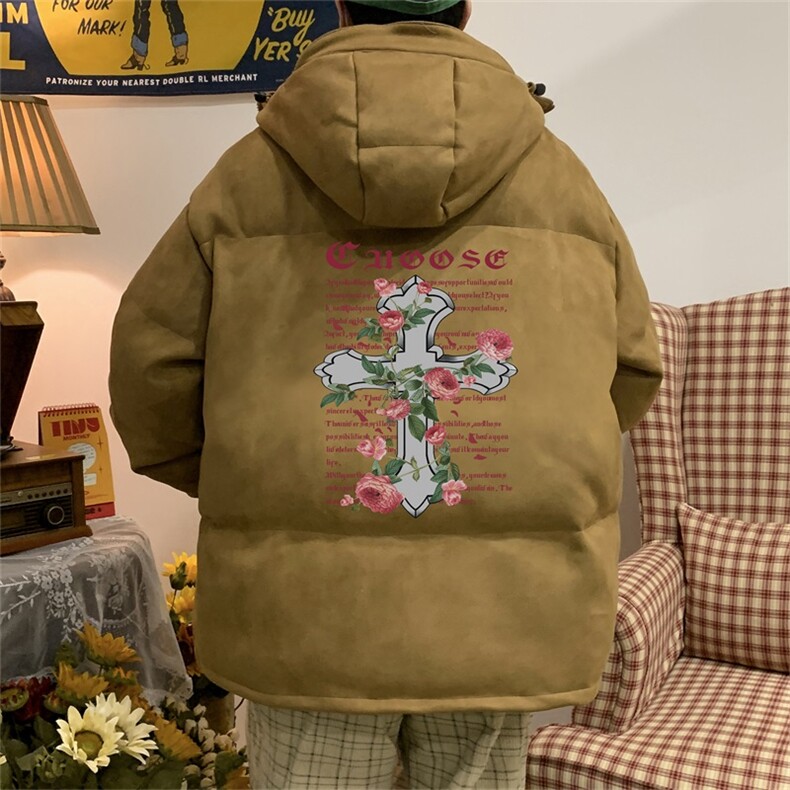 电商DSA028-MYD21P601P115冬季新款麂皮绒立领棉衣男控148,男装棉衣,电商A028