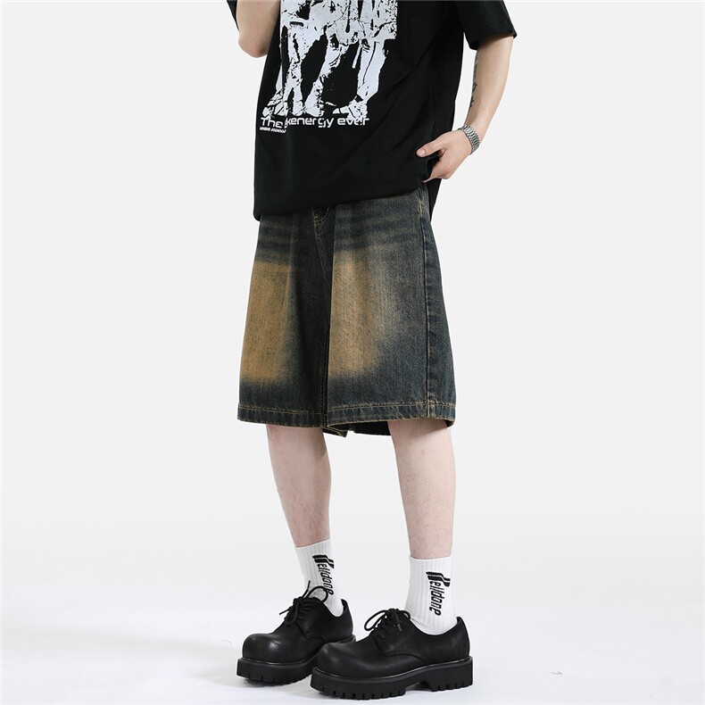 xz905-2-Z041#P45牛仔短裤,男装牛仔裤,星座905-2