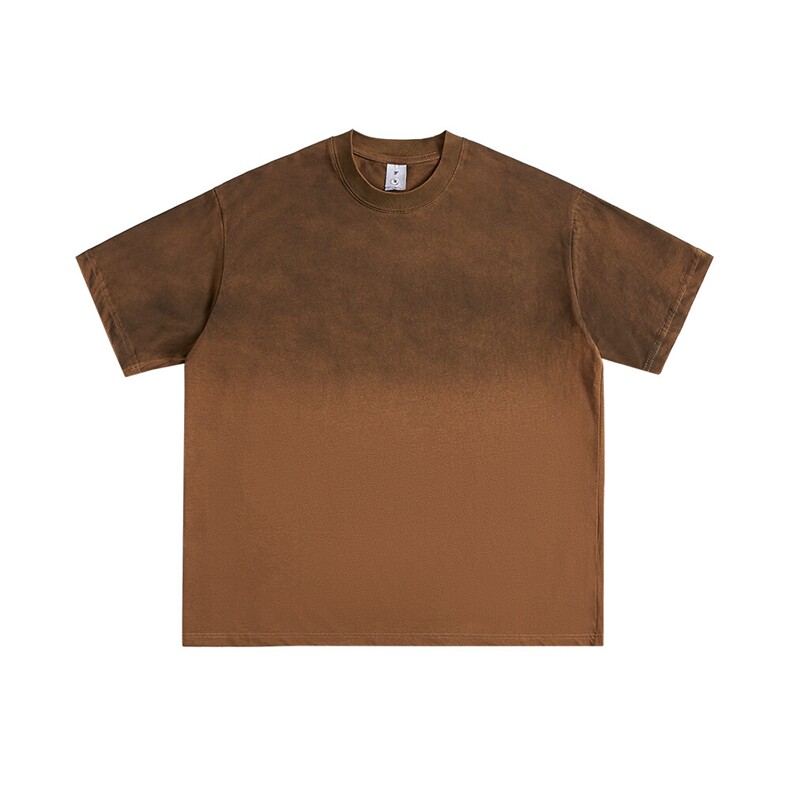 2025新款潮牌短袖宽松韩版扎染工艺T恤T7020/P4878，男装T恤，星座202-1