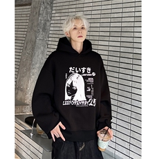 美式连帽卫衣那你是春秋季2025新款青少年宽松休闲外套W207-P48，女装短外套，电商C307