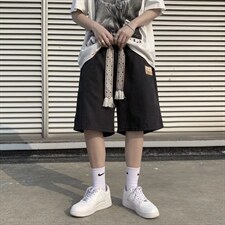 韩版新款运动休闲裤夏季宽松型时尚印花潮流短裤男K4040-P25，男装休闲裤，星座512-2