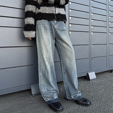 牛仔裤男士韩版潮流高街帅气百搭2026春季ins新款长裤RK2531-P51，男装牛仔裤，星座412-2
