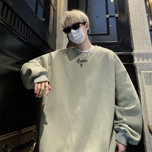 ！圆领卫衣男装港风长袖T恤男外套男WY255-特P23