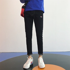 主推秋季男士牛仔裤男修身小脚弹力青少年小清新潮K01/P35，男装牛仔裤，星座1506-1