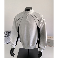 重磅boxy短款全棉430克直播品质套头外套男RH5346-P55，女装短外套，星座610B-1