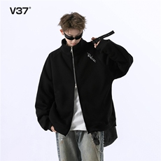 1506-1/GW250/P46重磅翻领卫衣男男款秋冬加绒加厚男士内搭，男装卫衣，星座1506A